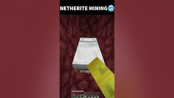 Minecraft netherite mining