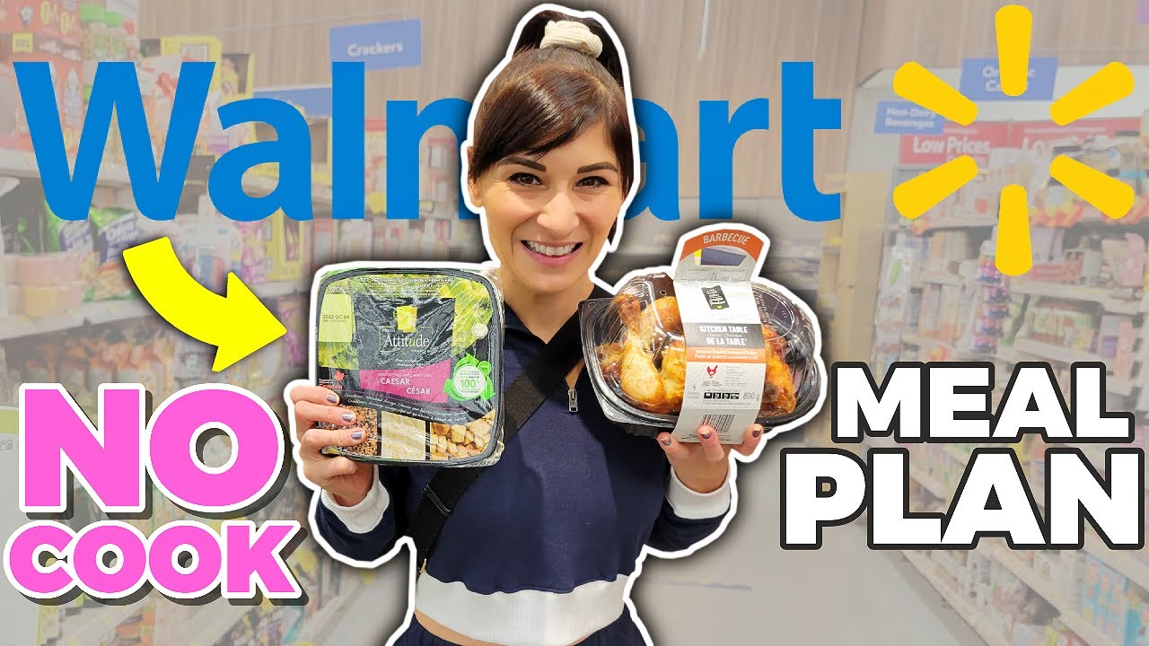 My 1850 Calorie WALMART WEIGHT LOSS MEAL PLAN (No Cook & Healthy) YouTube