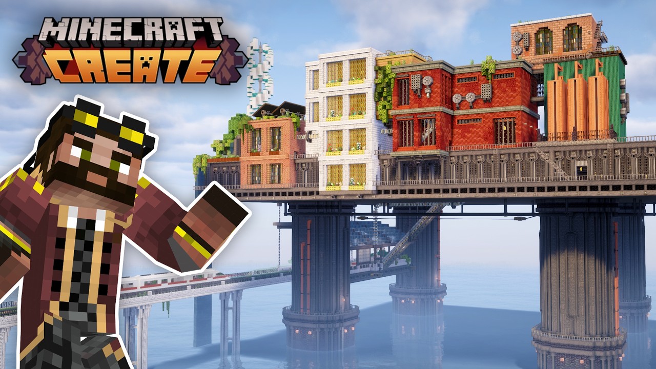 I UPGRADED my MEGA FACTORY in Minecraft Create Mod [#25]