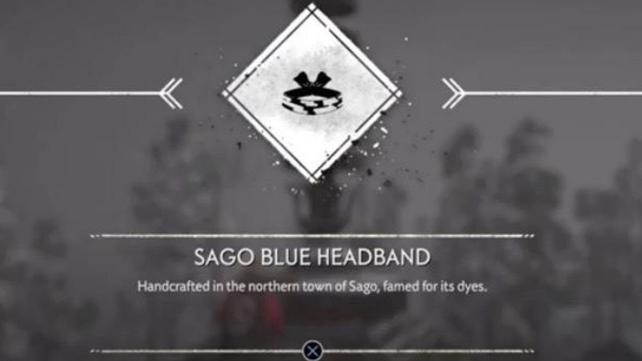 Ghost of Tsushima blue headband YouTube