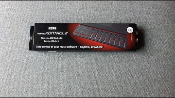 Unboxing Korg nanoKontrol2 black (no audio)