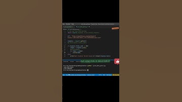 Learn this in Python Rest API and get JSON data #python @CodeasByteS