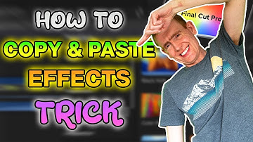 Final Cut Pro X - COPY & PASTE EFFECTS FROM ONE PROJECT TO ANOTHER.