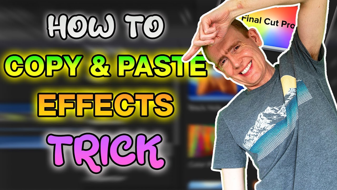 Final Cut Pro X - COPY & PASTE EFFECTS FROM ONE PROJECT TO ANOTHER ...