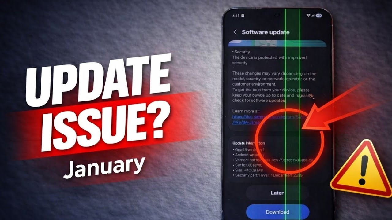 Samsung Galaxy S23 January 2026 Update 🔥 New Features & Green Line Issue