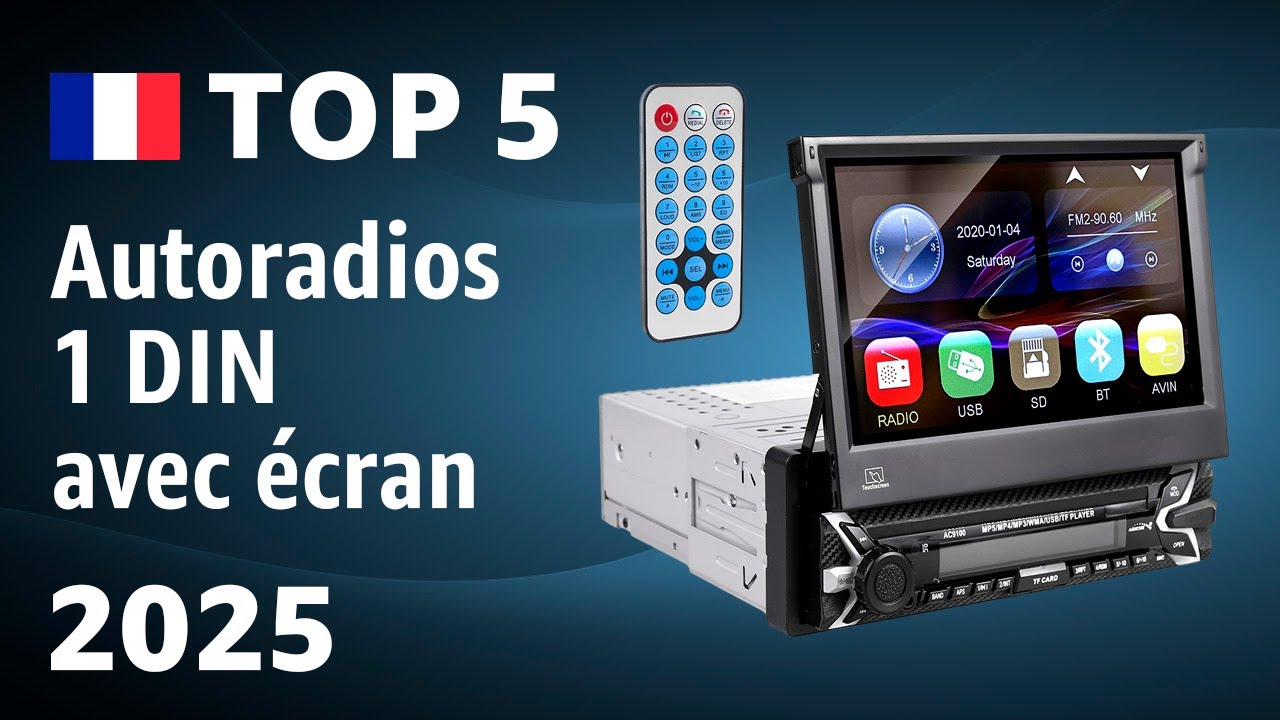 TOP—5. Meilleurs autoradios 1 DIN avec écran (Android, Carplay, DAB+, Navi). Test & Comparatif 2025