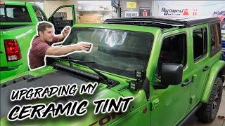 Upgrading My CERAMIC Windshield Tint!!