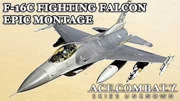 F-16C UKRAINE FIGHTING FALCON SHOWCASE MONTAGE - ACE COMBAT 7: SKIES UNKNOWN