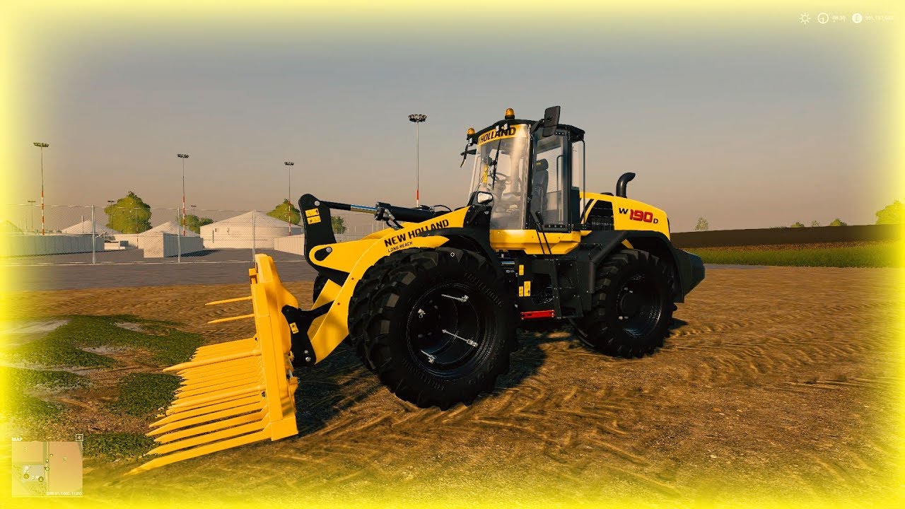 Tractors and Diggers for kids, Digger moving silsge into the silage pit