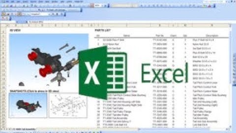 Lattice3D Reporter for Microsoft Excel - Embed Interactive 3D Models