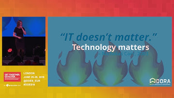 The Data Behind DevOps: Becoming a High Performer - Dr. Nicole Forsgren