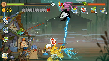 Swamp Attack - Hard Mode. Episode 9. Level 8 Gameplay Android walkthrough