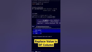Python DataFrame | Replace a Value in DF Column
