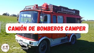 Camión de BOMBEROS Camper DE 1980 ‍ | Mercedes Benz 913 Vantour