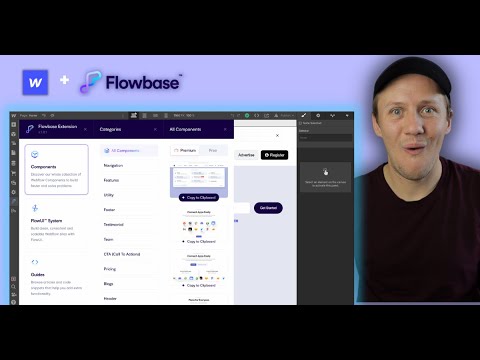NATIVE WEBFLOW COMPONENTS LIBRARY ? | Flowbase Extension Review