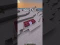 WHAT HAPPENS IF 10x TNT  EXPLODE.. (Shocking😱) #minecraft #shorts