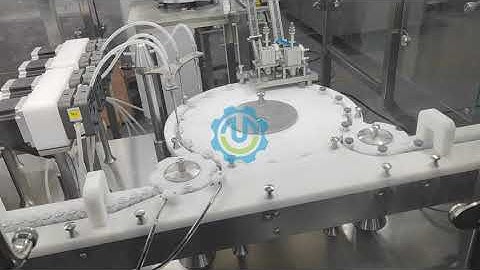 Double Station Vial Filling Stoppering and Capping Machine Line for Korean Cosmetic Essence