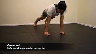 Lateral Plank Shuffle