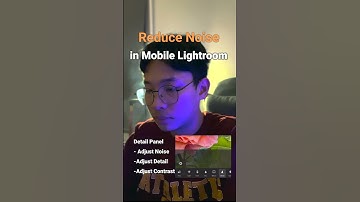 HOW TO REDUCE NOISE : IN MOBILE LIGHTROOM