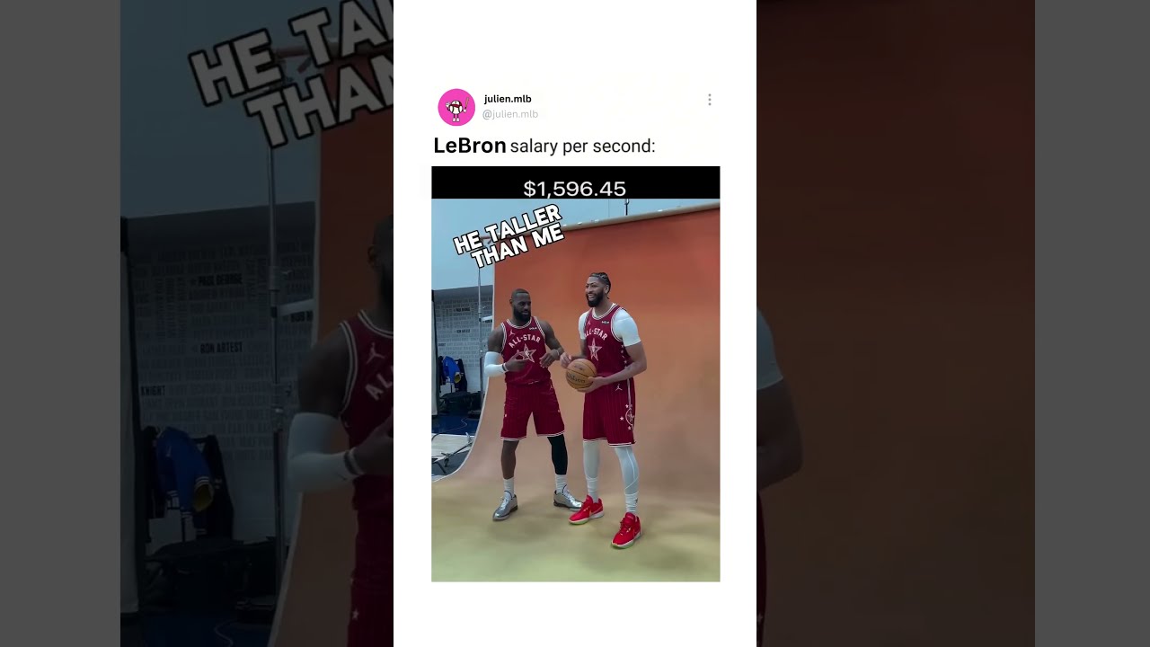 Lebron James Salary Per Second nba YouTube Lebron James Salary Per Second nba YouTube