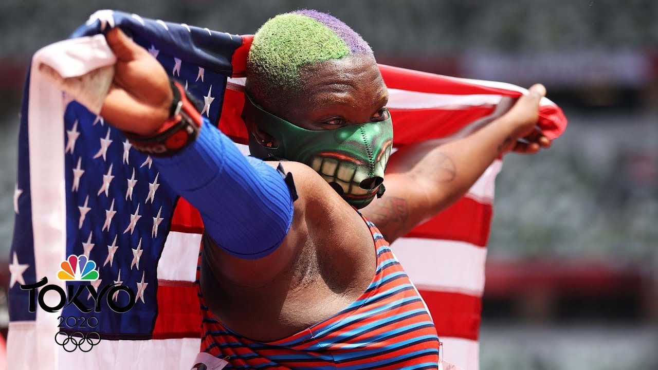 Raven Saunders Takes Olympic Silver in Women's Shot Put