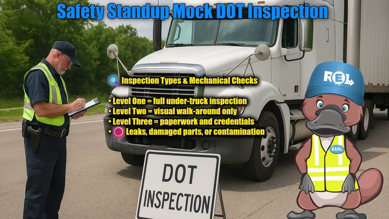 🛑💡 Don’t Want to Watch a 30-Minute DOT Inspection? Earl’s Got You Covered. 💼🚛