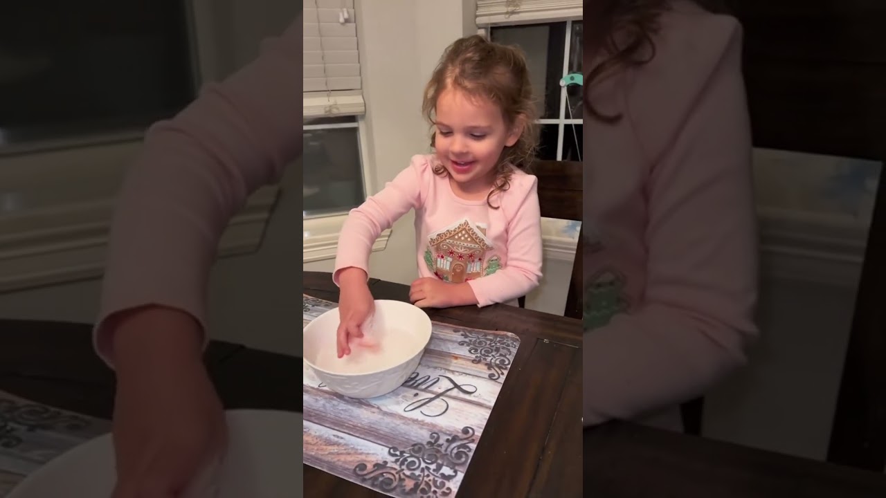 Wash the cotton candy 🍬