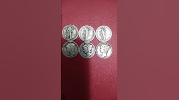 Mercury dime - Đồng xu của sự tự do#shorts