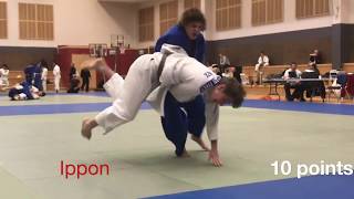 Fights to win a JUDO BLACK BELT, a young competitors batsugun contest highlights