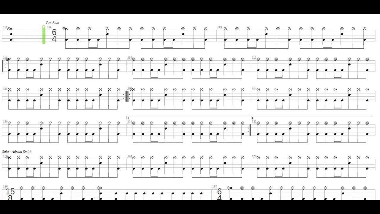 Alexander the Great + Iron Maiden + Drum only + Drum tab YouTube