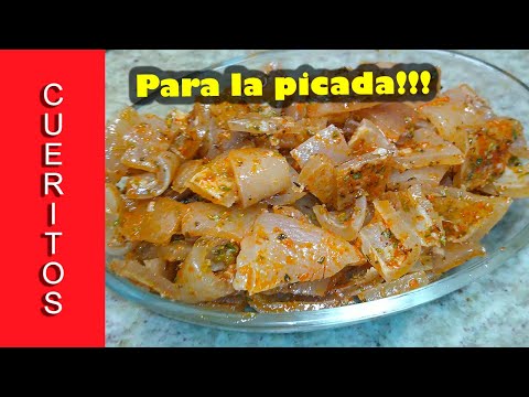 Como hacer CUERITOS DE CERDO ► para la picada!