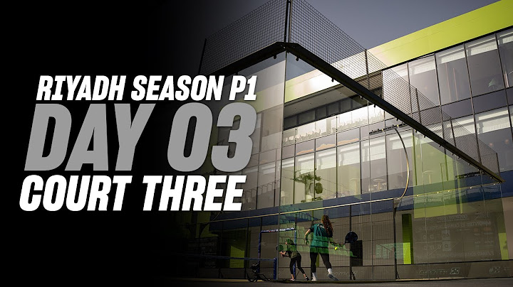 (Replay) Riyadh Season Premier Padel P1: Court 3 (February 12th)
