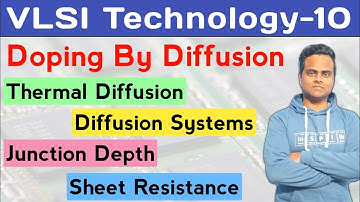 Doping By Diffusion | Thermal Diffusion | Diffusion Systems | Junction Depth | Sheet Resistance
