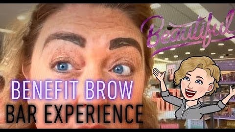 NEW Ulta Beauty Benefit Brow Bar Waxing & Tinting Brow Styler experience