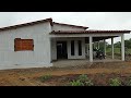 casa em construção colocando ás portas. 21.06.21