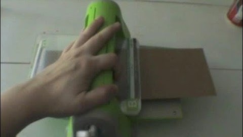 Embossing a 12" Strip with Cuttlebug