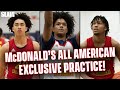 McDonald&#39;s All American EXCLUSIVE Boys Practice!