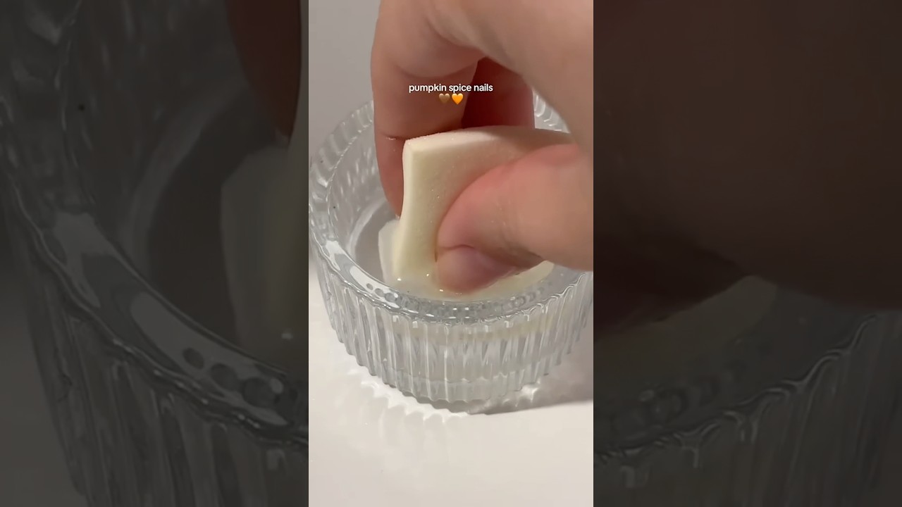 Ногти с тыквенными специями 🎃