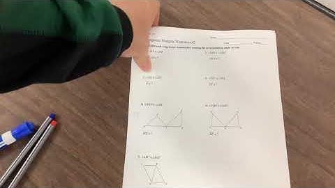Congruent Triangles Worksheet #2