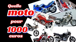 Quelle moto pour 1000 euros ? Quelques exemples de motos a budget serré ET un BONUS à découvrir.