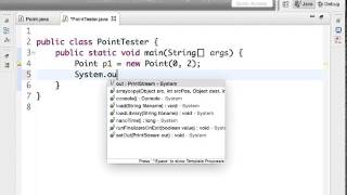 CSE114 Lab 20151008 Point Class and Objects