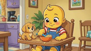 The Cutest Puppy s Tasty Lunch