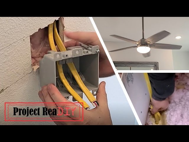 How To Install A Ceiling Fan In