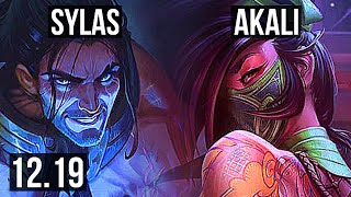 SYLAS vs AKALI (MID) | 9/0/3, Rank 6 Sylas, Legendary, Rank 20 | KR Challenger | 12.19 SYLAS vs AKALI (MID) | 9/0/3, Rank 6 Sylas, Legendary, Rank 20 | KR Challenger | 12.19