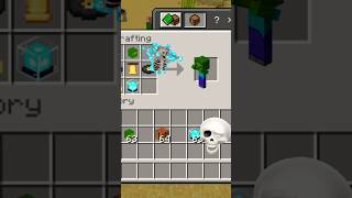 Mincraft baby zombie crafting moment 🤯 #minecraft #shorts