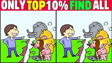 Spot The Difference | Find 3 Different Spot in 90 seconds! [ Find The Difference ]