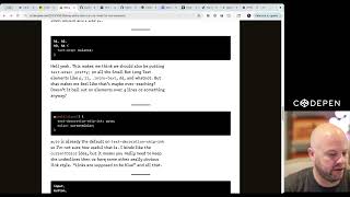 More on the CSS Starter. Modern stuff this time