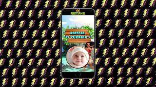 Kids Birt ay Invitation THEME Moana
