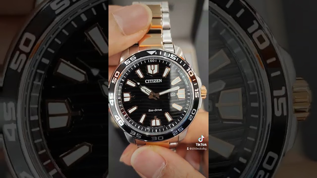 CITIZEN ECODRIVE #AW1524-84E - YouTube