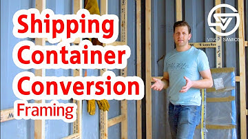 Framing - Shipping Container Conversion - Container Home Office
